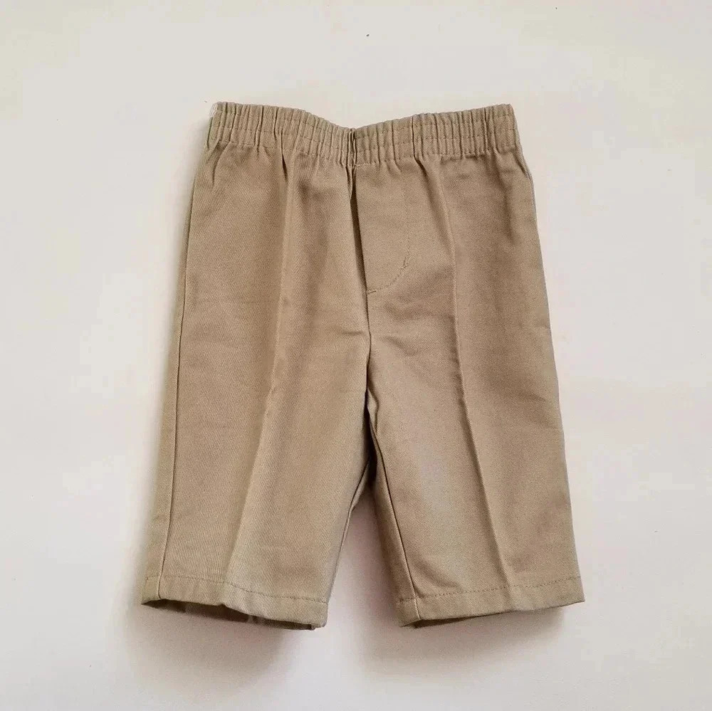 Good Lad Baby Boy's Dress Pants Khaki Beige 3-6